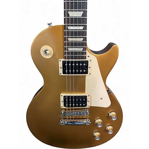 Used 2016 Gibson Les Paul Standard Gold Solid Body Electric Guitar