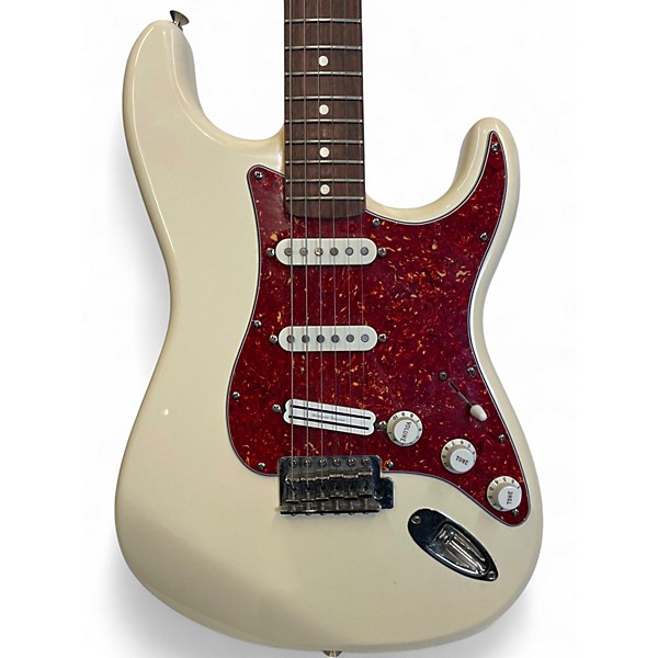 Used Fender Standard Stratocaster Classic White Solid Body Electric Guitar
