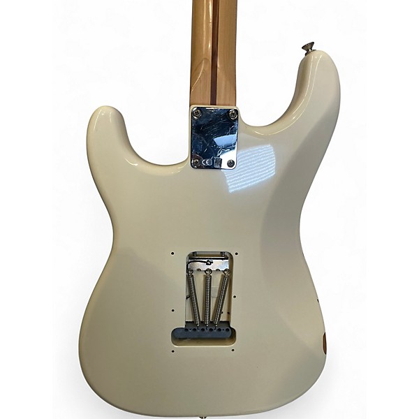 Used Fender Standard Stratocaster Classic White Solid Body Electric Guitar