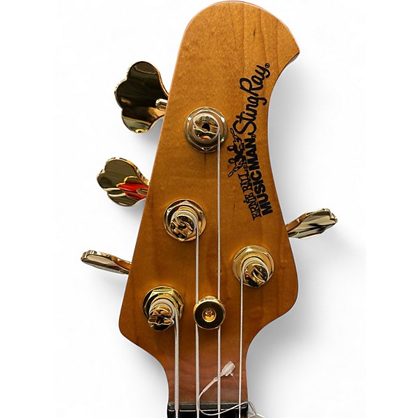 Used Ernie Ball Music Man Stingray H Black Electric Bass Guitar