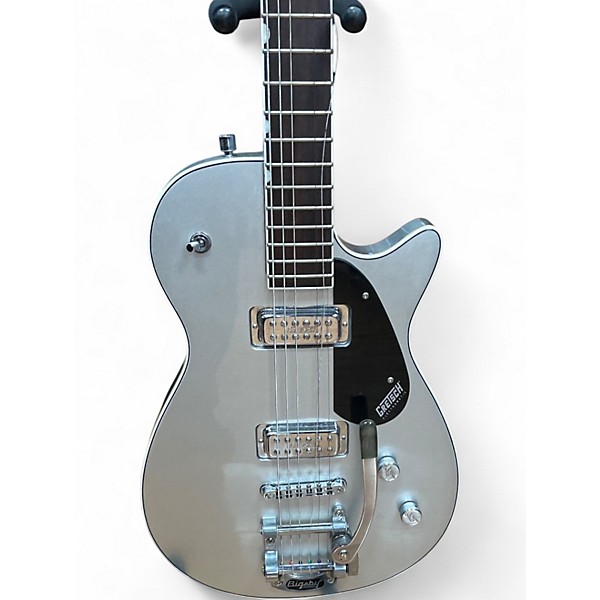 Used 2011 Gretsch Guitars G5265 Jet Baritone Chrome Silver Solid Body Electric Guitar