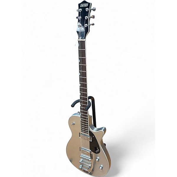 Used 2011 Gretsch Guitars G5265 Jet Baritone Chrome Silver Solid Body Electric Guitar