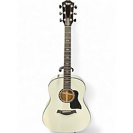 Used Taylor C17E Pearl White Acoustic Electric Guitar