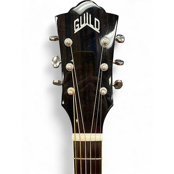 Used Guild OM-260CE Deluxe Sunburst Acoustic Electric Guitar