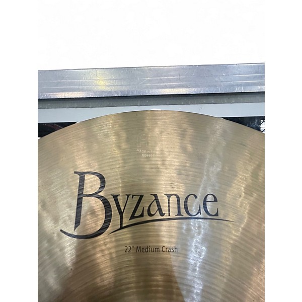 Used Byzance  22in medium crash   Cymbal