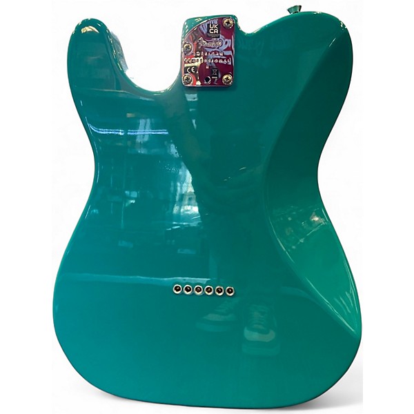 Used Fender AMERICAN PRO II TELE DLX Miami Blue Solid Body Electric Guitar