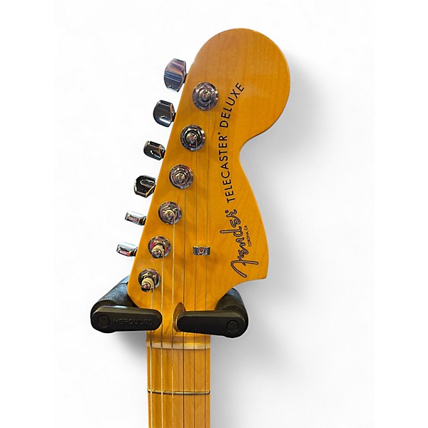 Used Fender AMERICAN PRO II TELE DLX Miami Blue Solid Body Electric Guitar