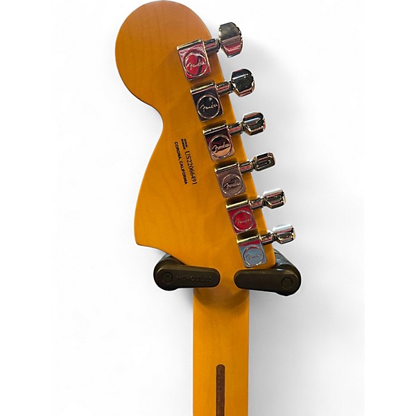 Used Fender AMERICAN PRO II TELE DLX Miami Blue Solid Body Electric Guitar