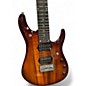 Used 2020 Ernie Ball Music Man JP7 KOA KOA Solid Body Electric Guitar thumbnail