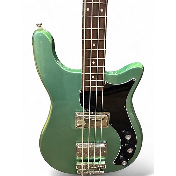 Used Epiphone Embassy Pro Emerald Green Electric Bass Guitar