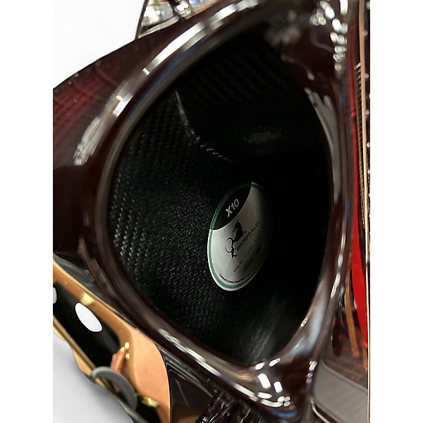 Used Emerald X10 RED CARBON FIBER Acoustic Electric Guitar