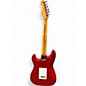 Used Squier FSR Short Scale Stratocaster Crimson Red Transparent Solid Body Electric Guitar