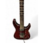 Used Schecter Guitar Research Hellraiser C1 Floyd Rose Sustaniac Black Cherry Solid Body Electric Guitar