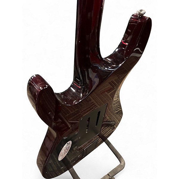 Used Schecter Guitar Research Hellraiser C1 Floyd Rose Sustaniac Black Cherry Solid Body Electric Guitar