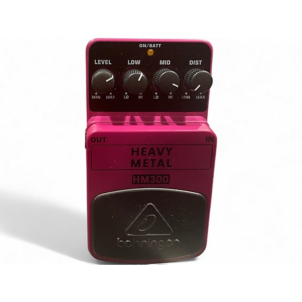 Used Behringer HM300 Heavy Metal Distortion Effect Pedal