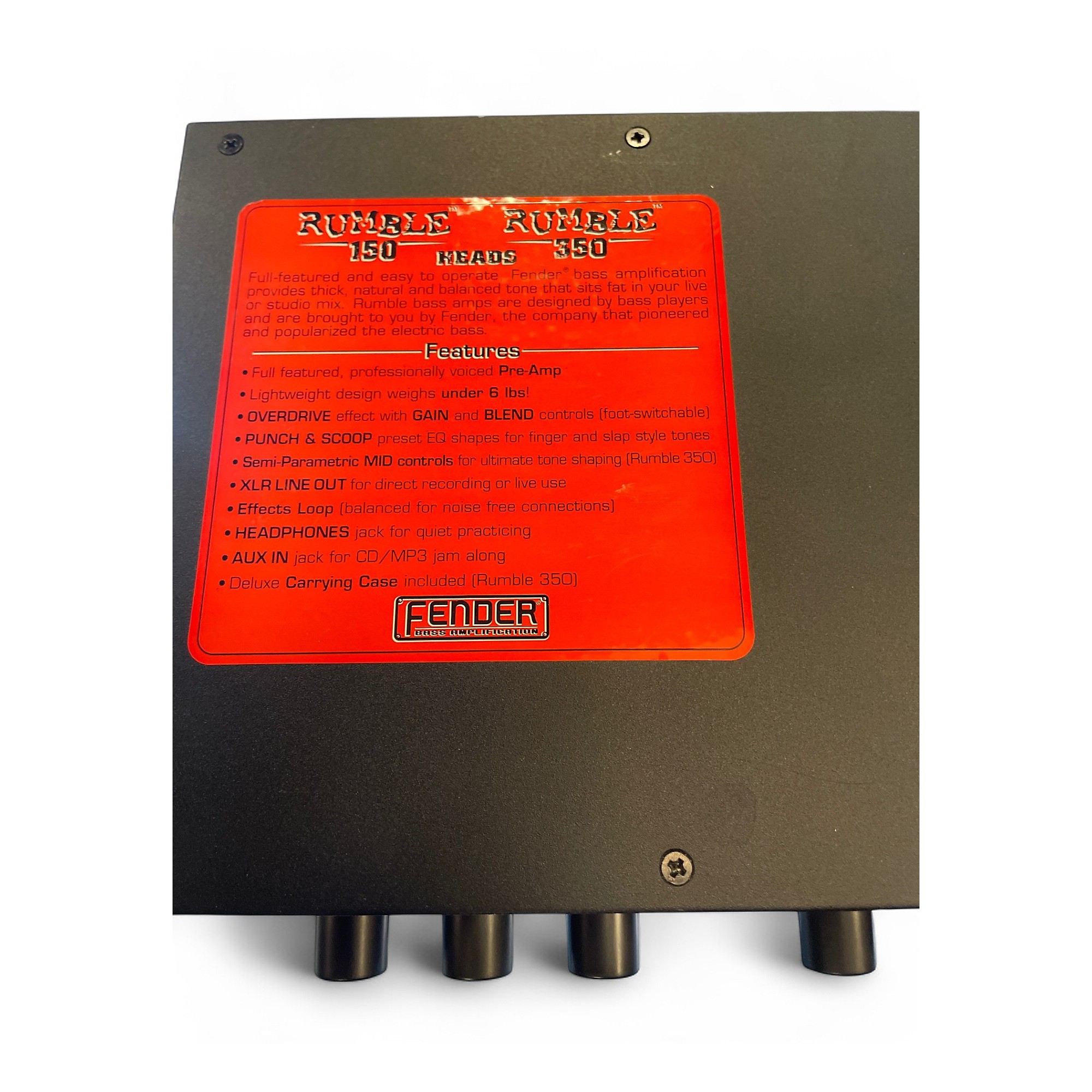 Used Fender Rumble 150 150W Bass Amp Head | Guitar Center