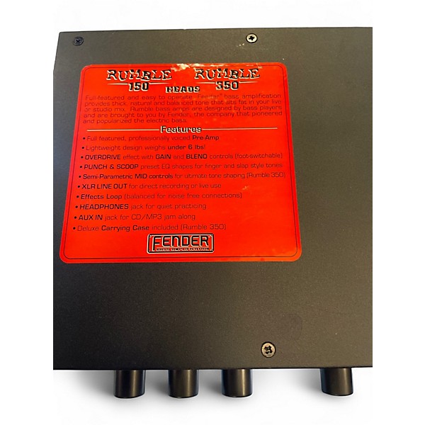 Used Fender Rumble 150 150W Bass Amp Head