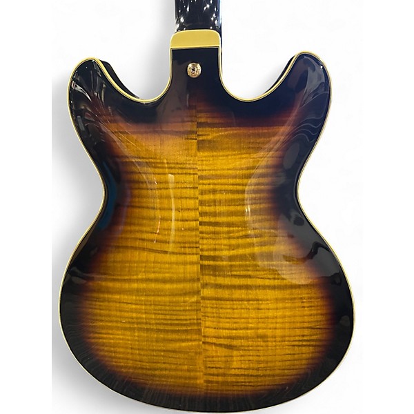 Used Ibanez AS153A Artstar 2 Color Sunburst Hollow Body Electric Guitar