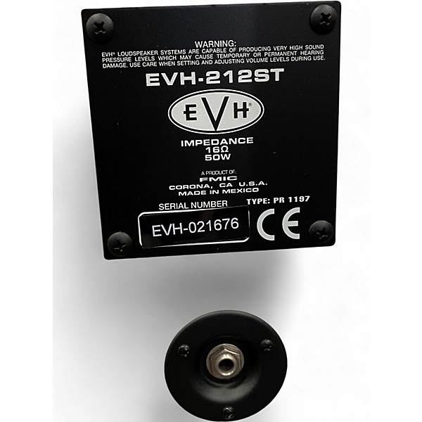 Used EVH 5150 212ST 2x12 Ivory Guitar Cabinet