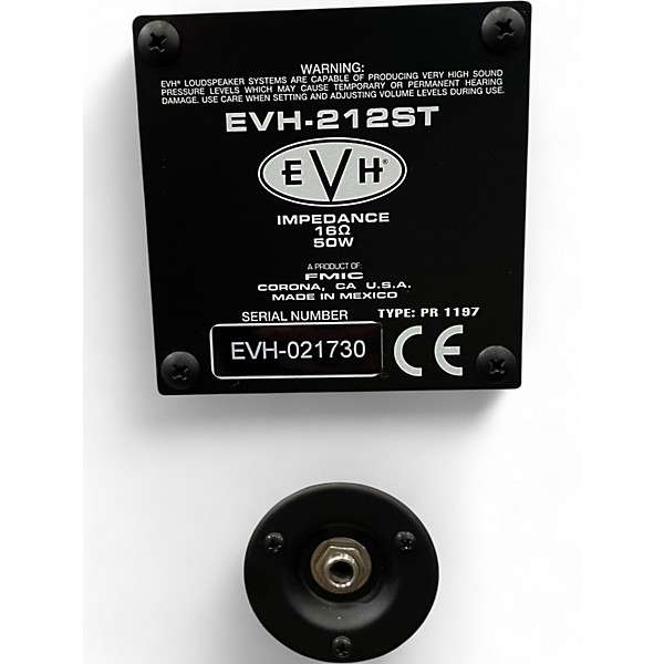 Used EVH 5150 212ST 2x12 Ivory Guitar Cabinet