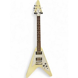 Used Gibson FLYING V 70S VINTAGE WHITE Solid Body Electric Guitar