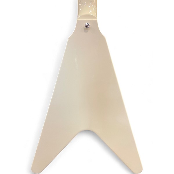 Used Gibson FLYING V 70S VINTAGE WHITE Solid Body Electric Guitar