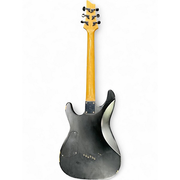 Used Schecter Guitar Research Diamond Series Black Hawk Black Solid Body Electric Guitar