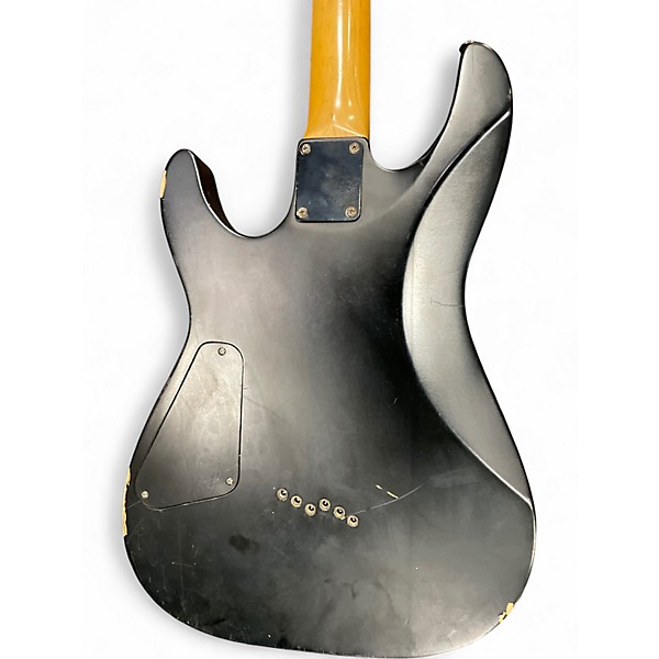 Used Schecter Guitar Research Diamond Series Black Hawk Black Solid Body Electric Guitar