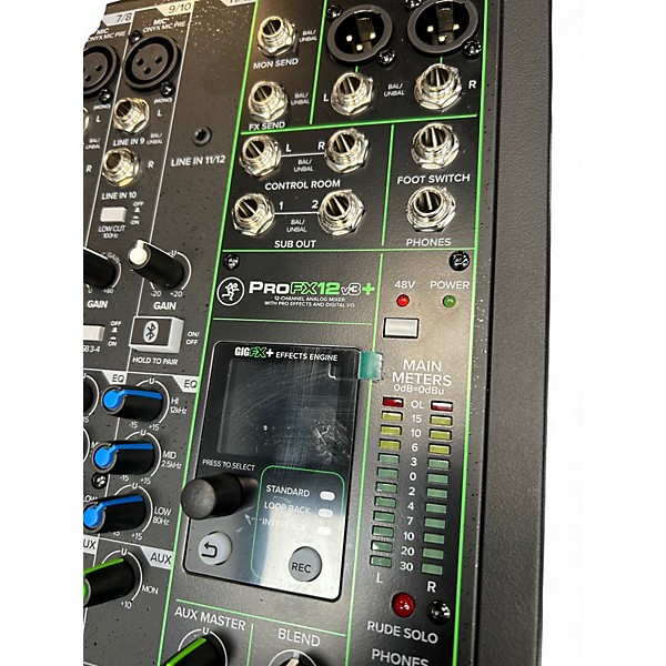 Used Mackie profx12v3+ Unpowered Mixer