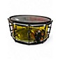 Used SJC Drums 6.5X14 JOSH DUNN SNARE TORCH YELLOW Drum