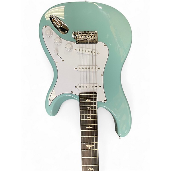Used PRS SE Silver Sky BLUE Solid Body Electric Guitar