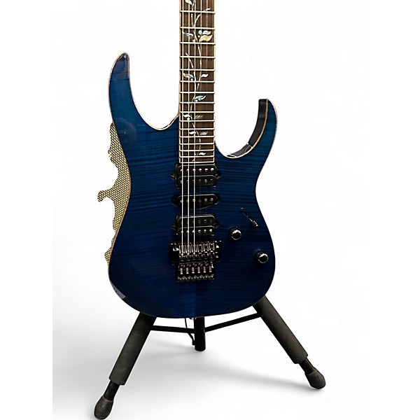 Used 2024 Ibanez RG8570 Royal Blue Saphire Solid Body Electric Guitar