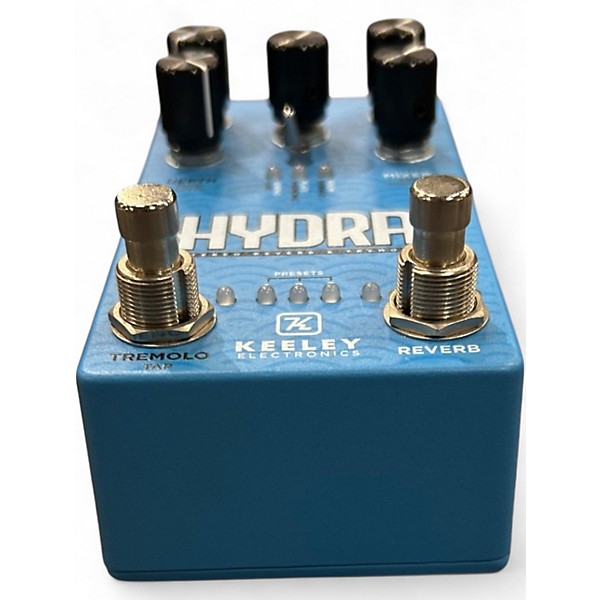 Used Hydra Stereo reverb and tremolo Effect Pedal