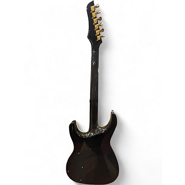 Used Vantage 828G Black and White Solid Body Electric Guitar