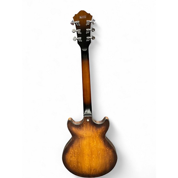 Used Ibanez AM73B Archtop Brown Hollow Body Electric Guitar
