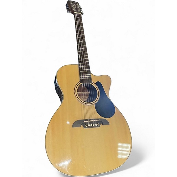Used Alvarez RF26CE OM/Folk Natural Acoustic Electric Guitar