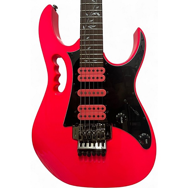 Used Ibanez JEMJR Atomic Pink Solid Body Electric Guitar