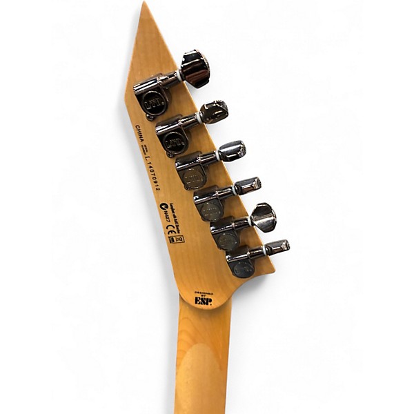 Used ESP MH100QMNT AMBER SUNBURST Solid Body Electric Guitar