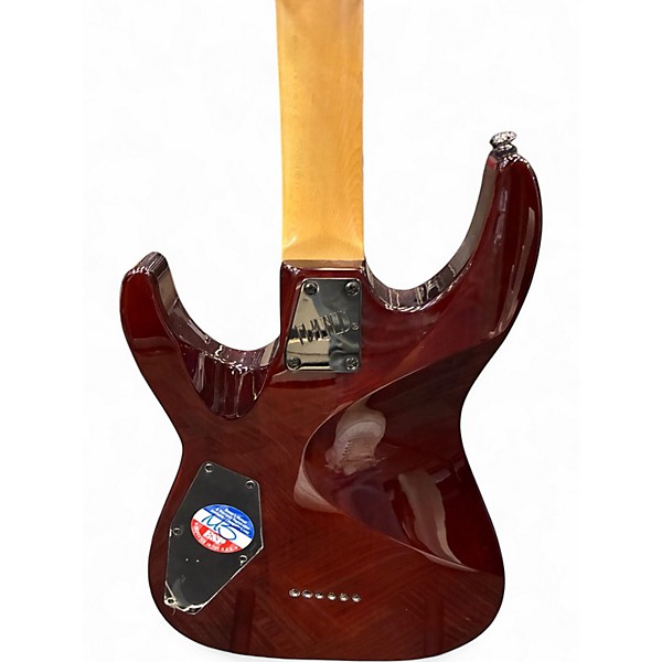 Used ESP MH100QMNT AMBER SUNBURST Solid Body Electric Guitar