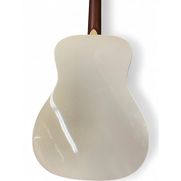 Used Fender Malibu CE Antique White Acoustic Electric Guitar