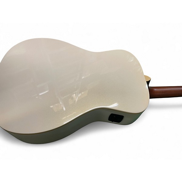 Used Fender Malibu CE Antique White Acoustic Electric Guitar