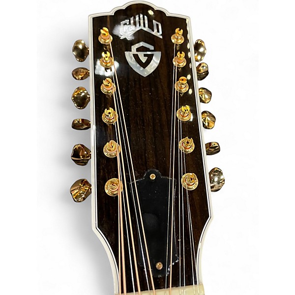 Used Guild F512E Tobacco Sunburst 12 String Acoustic Electric Guitar