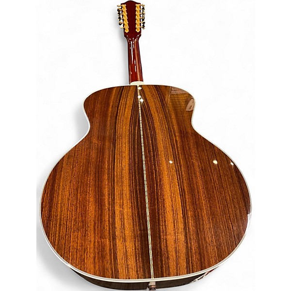 Used Guild F512E Tobacco Sunburst 12 String Acoustic Electric Guitar