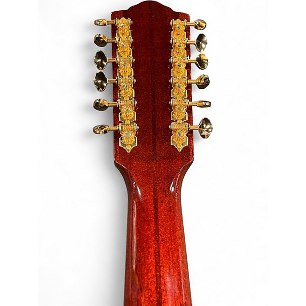 Used Guild F512E Tobacco Sunburst 12 String Acoustic Electric Guitar