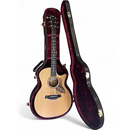 Used 2020s Taylor K14CE Builders Edition Natural Acoustic Electric Guitar