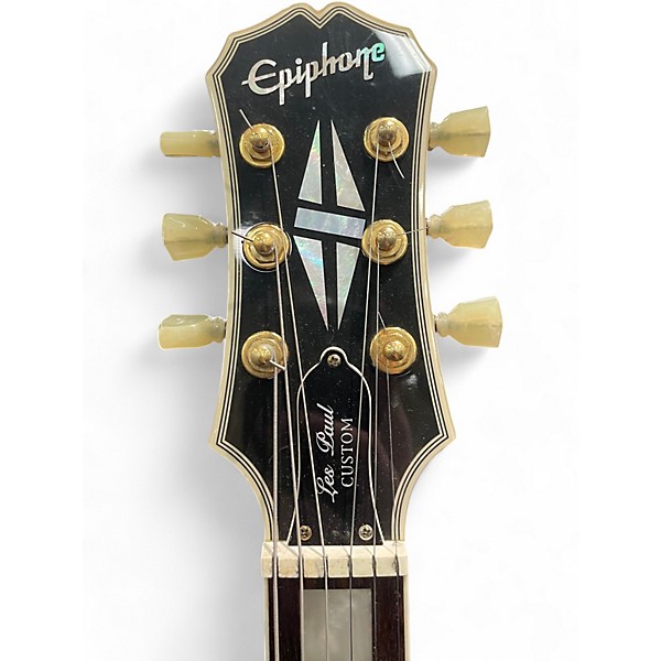 Used Epiphone Les Paul Custom Cherry Sunburst Solid Body Electric Guitar