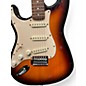 Used Squier AFFINITY LEFTY STRAT 2 Color Sunburst Solid Body Electric Guitar