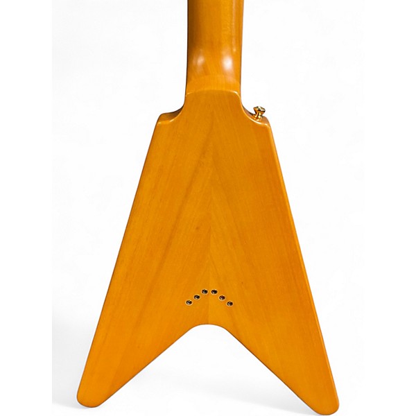 Used Epiphone Inspired By Gibson Flying V Korrina Natural Solid Body Electric Guitar