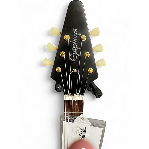 Used Epiphone Inspired By Gibson Flying V Korrina Natural Solid Body Electric Guitar