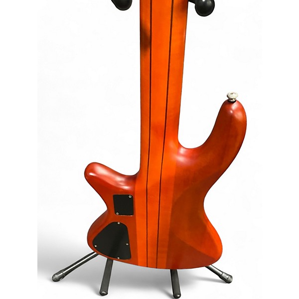 Used Schecter Guitar Research Stiletto Studio 5 String Satin Honey Electric Bass Guitar